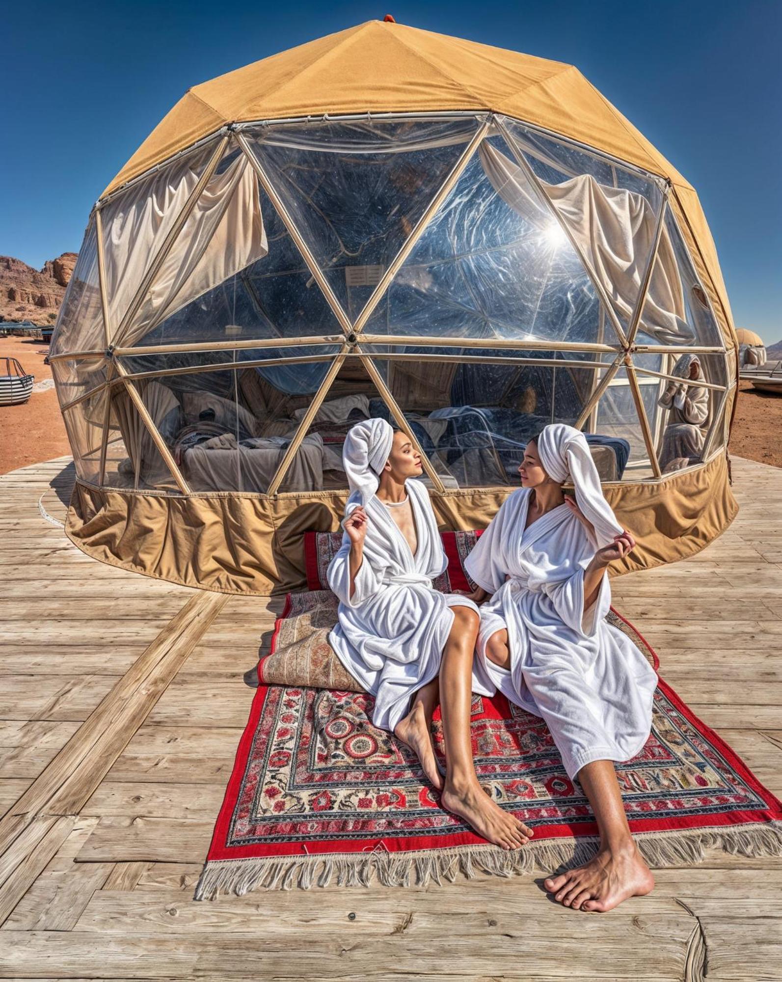 Wadi Rum Sunset Camp 外观 照片
